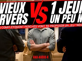 Tu vas jouer à un jeu sexuel très peculiar avec 2 daddies très dominant